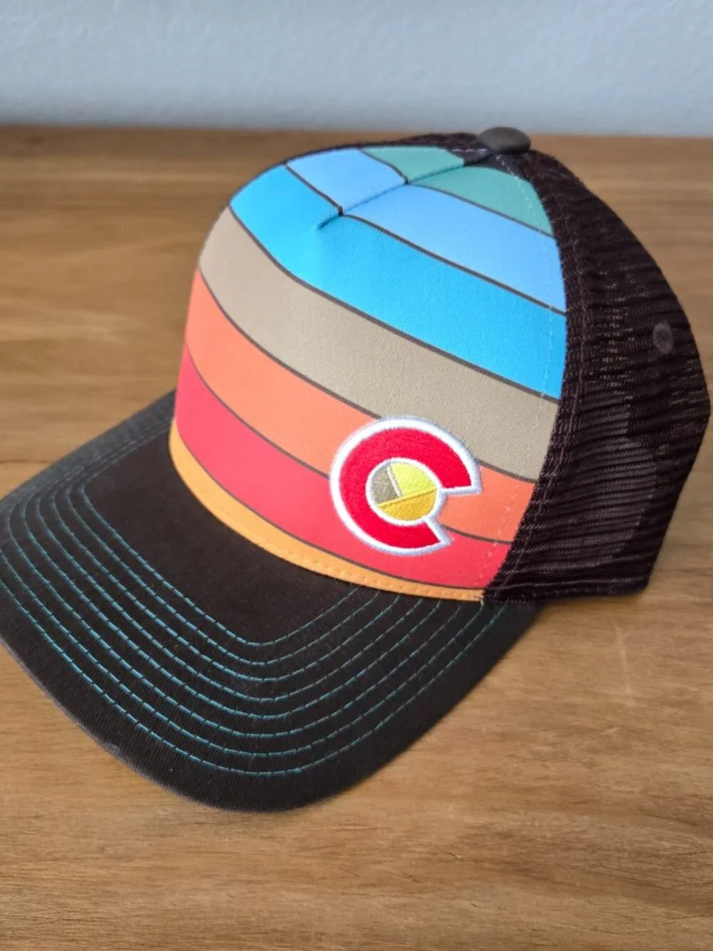 NEW YoColorado Wanderlust Fader Trucker Adjustable Cap Hat Regular Fit Adult
